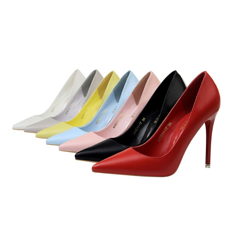 Ladies Pointed Toe Shoes Synthetic Leather High Heels Evening Pumps US Size S127 eBay