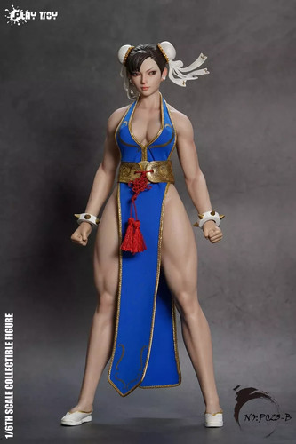IN STOCK New PLAY TOY P023B 1/6 Fighting Goddess Chun Li 12" Action Figure - Picture 4 of 9