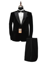 Man Black And Black Suit Designer Wedding Casual Dinner Suit Coat Pants