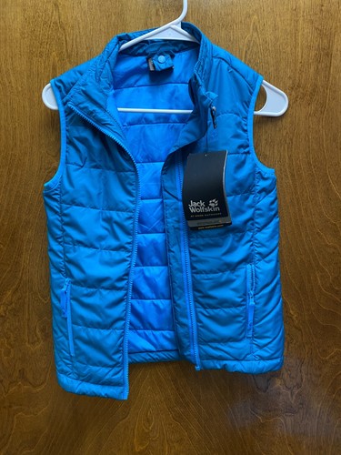Kid's NWT "Jack Wolfskin" 3 in 1 bright blue jacket/vest. Size 6-7 - Picture 3 of 6