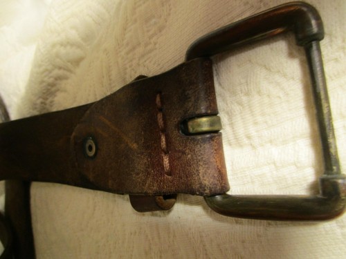 vintage leather belt
