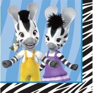1x Pack of 16 Zou Themed Children/'s /"Happy Birthday/" Party Paper Napkins.
