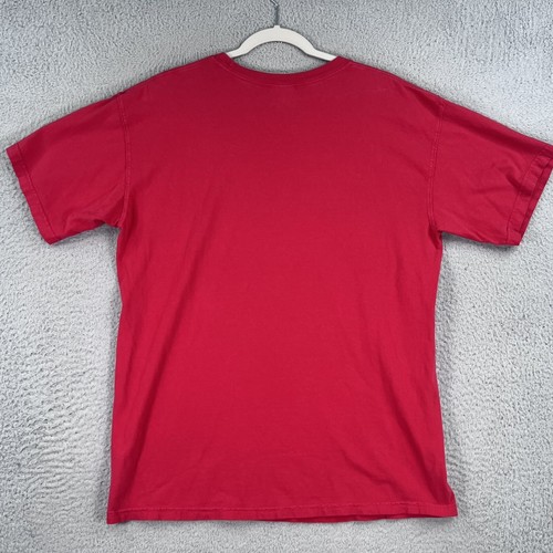 Arkansas State Red Wolves Shirt MENS Large Red Retro Graphic Tee Soft - Picture 2 of 5