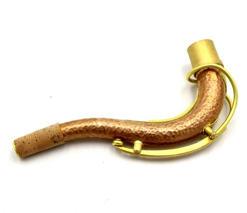 EM Pro Use MKVI cuerpo completo martillado a mano cobre tenor saxofón cuello sin laca - Imagen 9 de 12