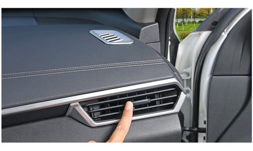 Cubierta de ventilación de salida de aire acondicionado L&R para Nissan Altima Teana 19-2022 mate plateado medio - Imagen 4 de 7