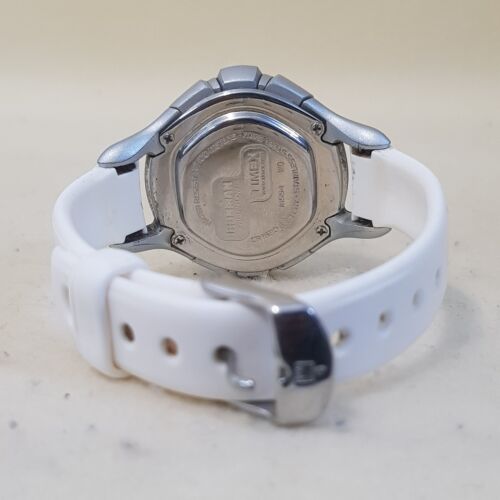Timex Ironman Watch Indiglo White Tone Oval 100M New Battery - Picture 5 of 8