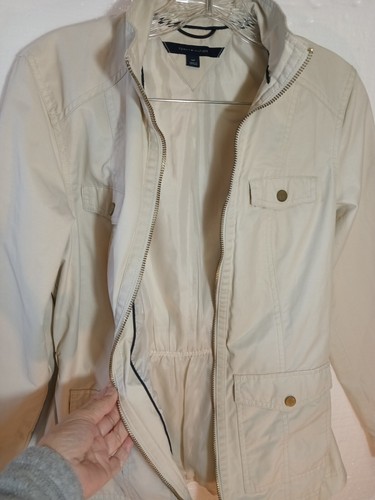 Tommy Hilfiger Vintage Ladies Full Zip Windbreaker Jacket Small Y2K Pockets - Picture 4 of 8