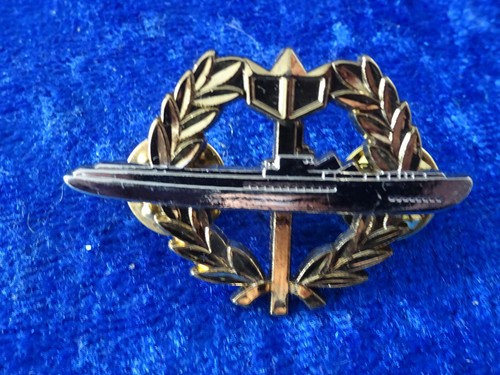 A62-26)  USN Navy Submarine NAVY SUBMARINE SUB WREATH QUALIFICATION U-Boot - Afbeelding 1 van 2