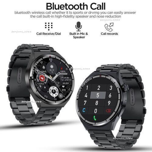 Bluetooth Call Smart Watch Men Sport Tracker Heart Rate Blood Monitor Waterproof - Picture 2 of 12