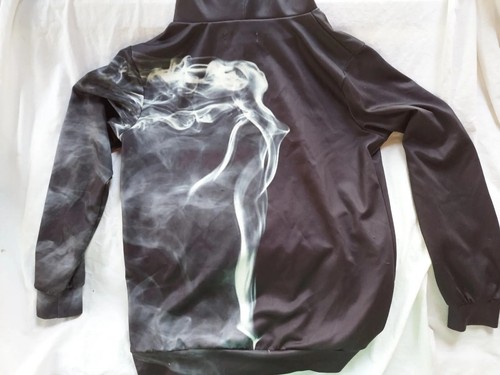 NEWCOLDSPLAY Hoodie. Unisex, L/XL. Gray,, White Design. - Picture 2 of 8