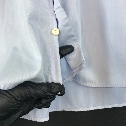 Camisa Para Hombre ETON Contemporánea Azul Vestido Negocios Manga Larga Talla 42/16" - Imagen 9 de 11