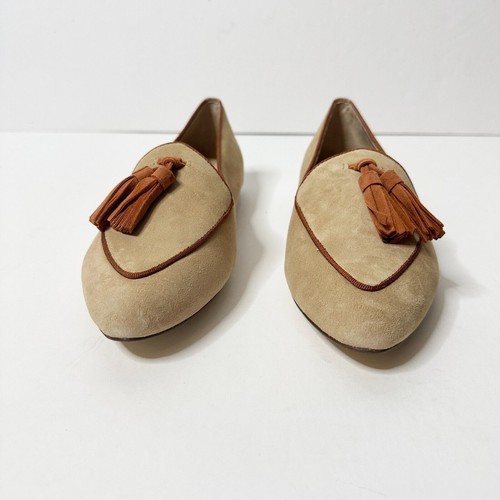 Birdies Damen-Loafer 7,5 Carmello Veloursleder The Heron Quaste flache Schuhe spitz neu mit Etikett - Bild 5 von 11