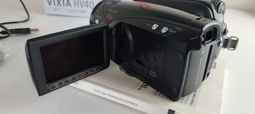 Canon VIXIA HV40 MiniDV HDV HD Videocamera Alta Definizione ~ Funzionante - Foto 3 di 16