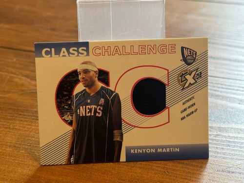 2002-03 Topps Xpectations Class Challenge Kenyon Martin Game-Worn Warm-Up Card - Bild 1 von 9