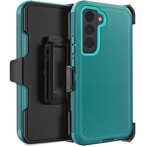 Funda de goma a prueba de golpes con clip para cinturón para Samsung Galaxy S22 Ultra/Plus - Imagen 49 de 54