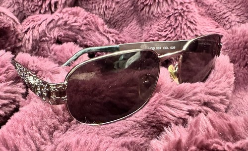 GIANNI VERSACE MOD X06 COL 030 VINTAGE GOLD CHAIN SUNGLASSES * RARE* FRAMES ONLY