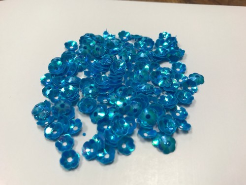 20g x 6mm Cupped Flower Sequins for DIY card fashion embroidery & craft projects - Picture 5 of 11