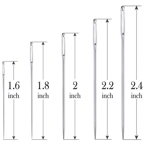 Hand Sewing Needles 25pcs Stainless Steel Assorted Sizes Household Eye E4T0 H6I8 - Picture 11 of 11