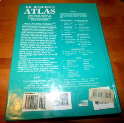 洋書　Dr. Burgess's Atlas of 海水魚　大型本 洋書 Dr. Burgess's Atlas of 海水魚 大型本