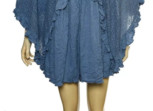 Free People As You Are Romper S 6 Women's Casual Flutter Sleeve Boho NEW 40281 - Picture 5 of 8
