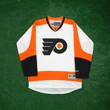 2016-17 Philadelphia Flyers NHL Reebok Men's Away White Premier Jersey
