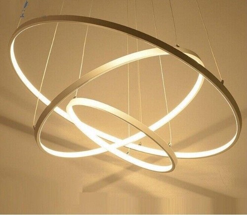 Living Dining Modern 3 Rings Circle Circular Pendant LED Wholesale Aus - Picture 13 of 14