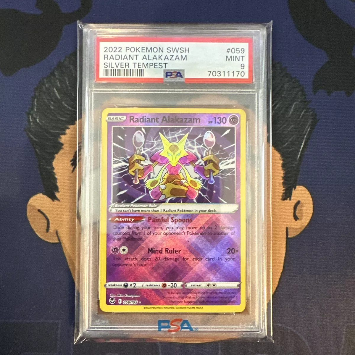 Radiant Alakazam 59/195 Pokemon Silver Tempest Card NEAR MINT NM Pokemon  Card