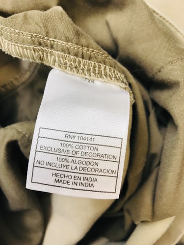 Nike ACG Cargo Pants 34x30 Brown Canvas Cotton Hiking Outdoor 90s Y2K Vintage - Picture 8 of 15