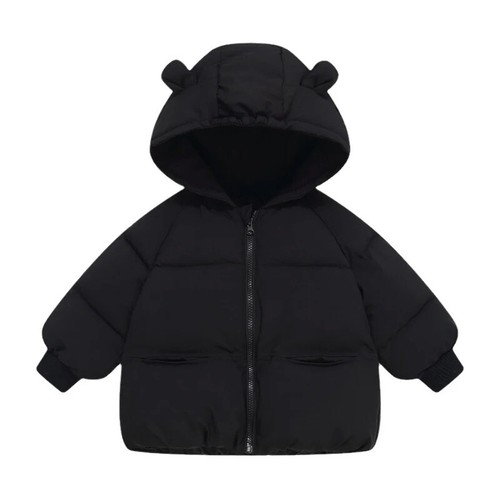 Down Jackets Autumn Winter New Girls Boys Solid Color Hooded Coats Baby Kids - Bild 13 von 14