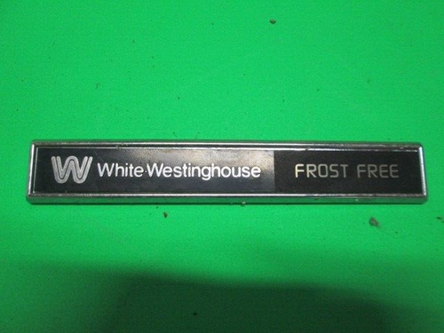 Weiß Westinghouse/Frigidaire Kühlschrank recyceltes Logo/Typenschild 5303211509