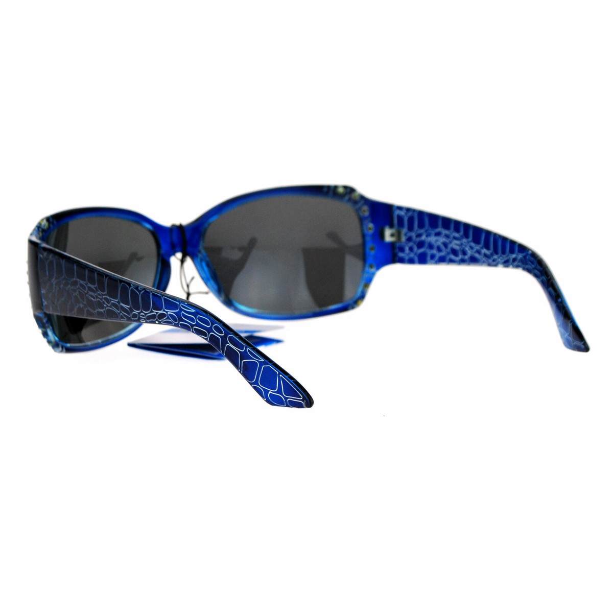 Large Rectangle UV Protection Polarized Sunglasses Rhinestone Butterfly Polarized Womens Oversized Butterfly Rhinestone Studded Fit  main image 3
