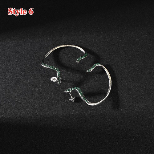 Vintage Punk Stainless Steel Ear Stud Dragon Snake Octopus Stud Earring Jewelry - Picture 20 of 21