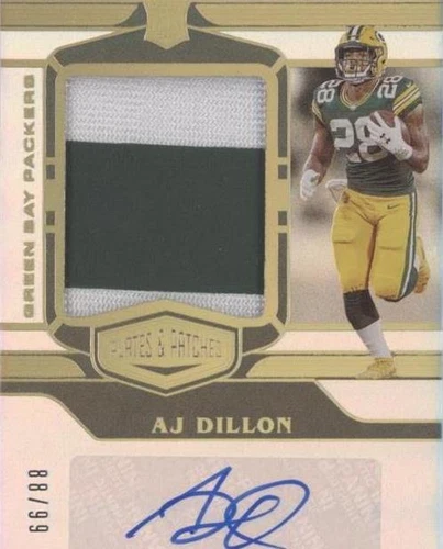 2020 Panini Plates & Patches A. J. Dillon #RPA-AJ