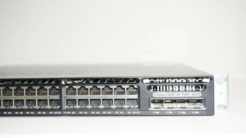 Cisco C1-WS3650-48FS/K9 Cisco one Catalyst 3650 Full POE 4x1G uplink - Image 3 of 4