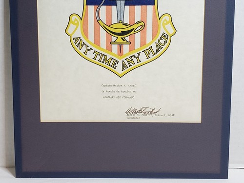 U.S. Air Force 1st Air Commando Wing Certificate England AFB, LA Mid-Late 1960s - Picture 6 of 24