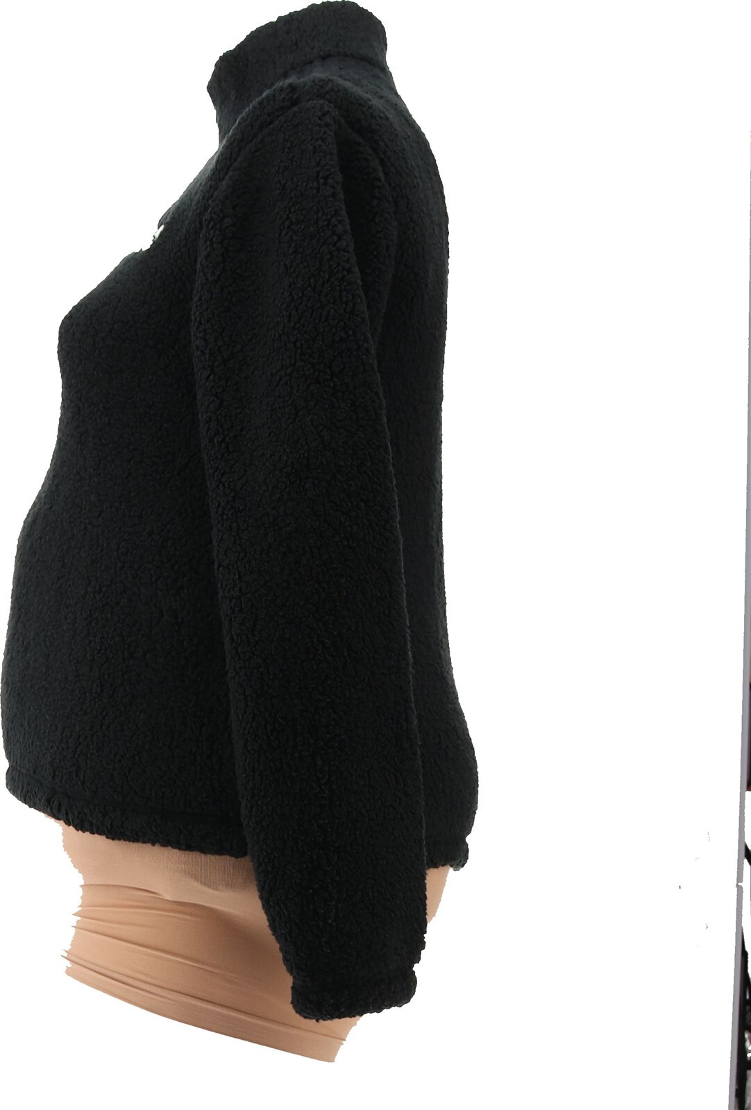 Fila Faux Sherpa Giacca Cerniera Intera Nero S Nuova Senza Senza Etichette (134)