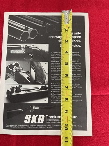 Anuncio impreso SKB Side By Side 1978 vintage - Imagen 7 de 7