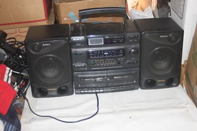 Sony CFD-560 Vintage 90's Boombox CD & Cassette Stereo System