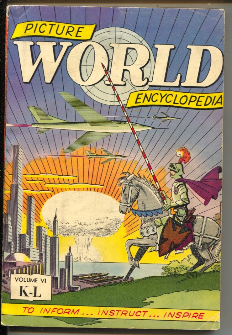 スポーツ・フィットネス THE FLAT ENCYCLOPEDIA PICTURE WORLD ENCYCLOPEDIA VOL VI-1959-COMIC BOOK STYLE ART