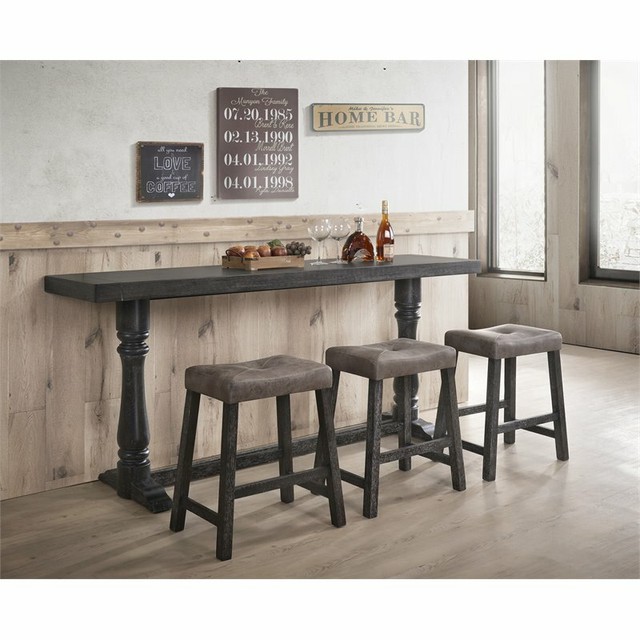 Lane Furniture 7581 Occasional Pedestal Wood Sofa Bar Table In Brown For Lane Furniture 7581 Occasional Pedestal, Bar Table For Sofa