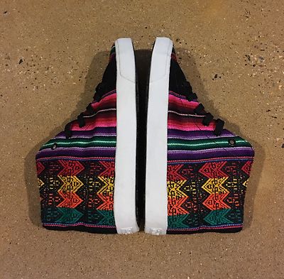 Scarpe Sneakers Inkkas JR'S Spectrum Hightop Taglia 8 Donna - Fatte A Mano In Perù