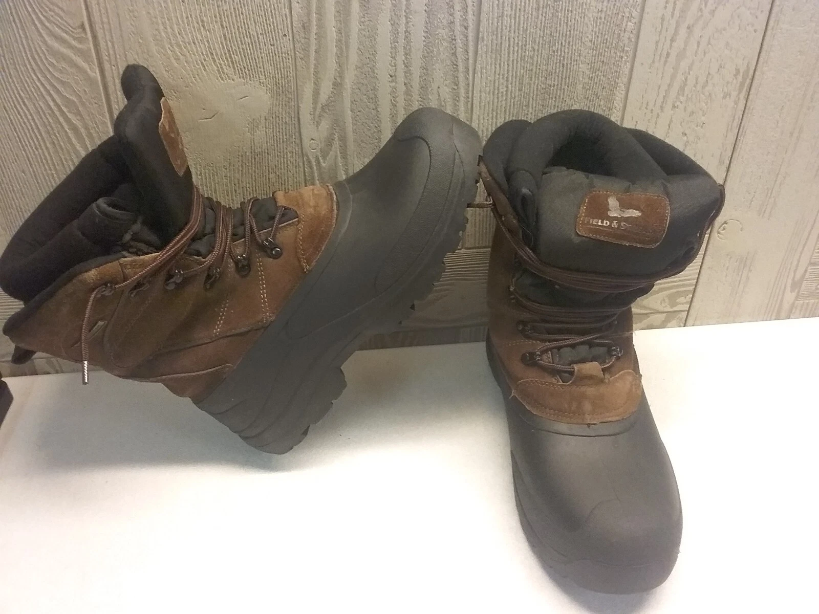 Field & Stream 3m Thinsulate Mens 11 PAC Boot Water resistant Brown