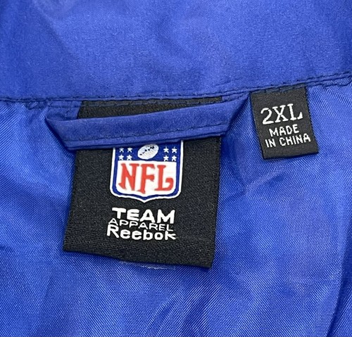 VINTAGE Reebok NFL SI Indianapolis Colts Mens Football Windbreaker Jacket 2XL - Picture 6 of 11
