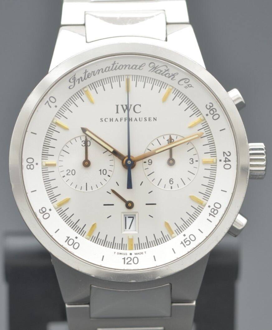 IWC GST Chronograph MecaQuartz IW3727-03 Men's 36.5mm Watch - Picture 2 of 21