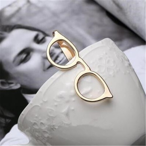 2pcs Fashion Glasses Shape Tie Clip Bar Necktie Pin Clamp Mens Accessories Party - Picture 12 of 16