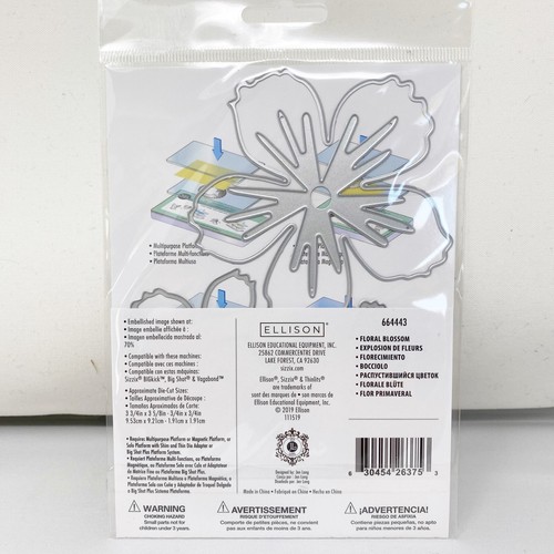 Sizzix Thinlits FLORAL BLOSSOM by Jen Long Stanzformen Blumen 664443 NEU - Bild 5 von 6