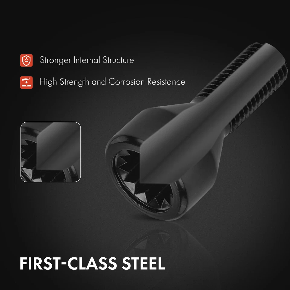 5x Tuerca de rueda M12-1.5 para BMW E32 F01 G11 E31 E30 E36 E46 740i Mini Cooper Foto 4 de 4