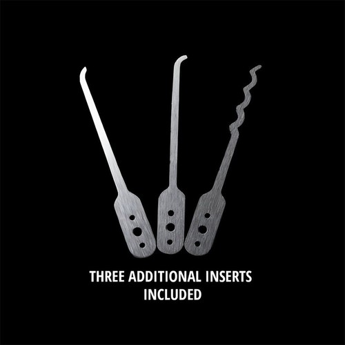 3+1pcs Gravity Pickaxe Lock Key Hook Pick Repair Tool Portable Rake Pick Clock - Picture 4 of 17