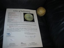 1944 Chicago Cubs Autographed Baseball Jimmie Foxx 28 Signatures JSA Certified 
