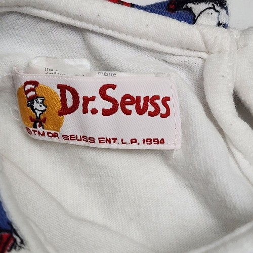 Girls Dr. Seuss Cat in the Hat Vintage 1994 Alphabet ABC Dress Size 6 - 7 - Picture 7 of 11